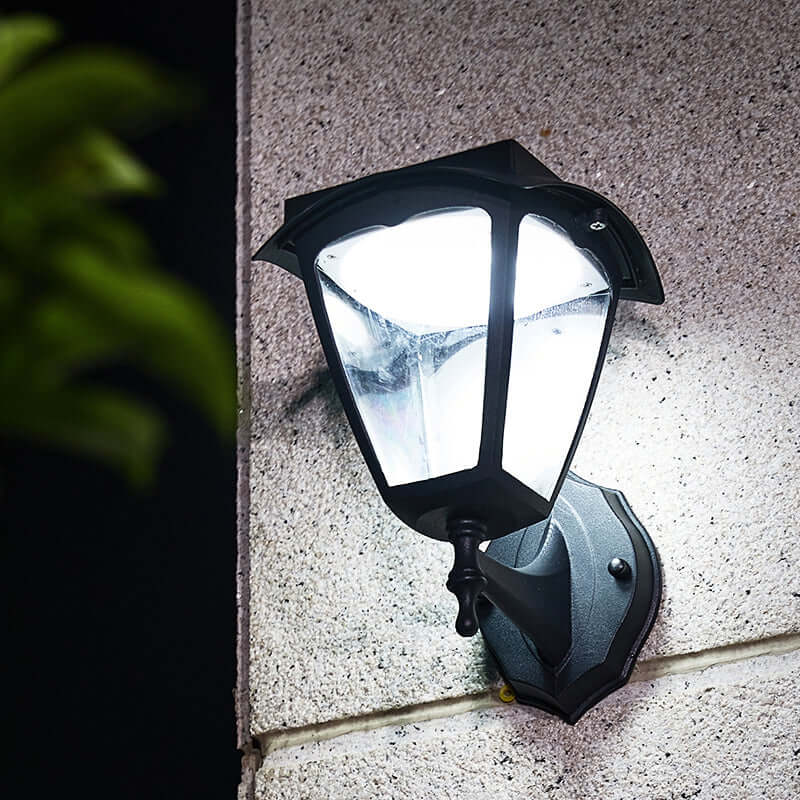 Solar LED-væglampe til udendørs brug