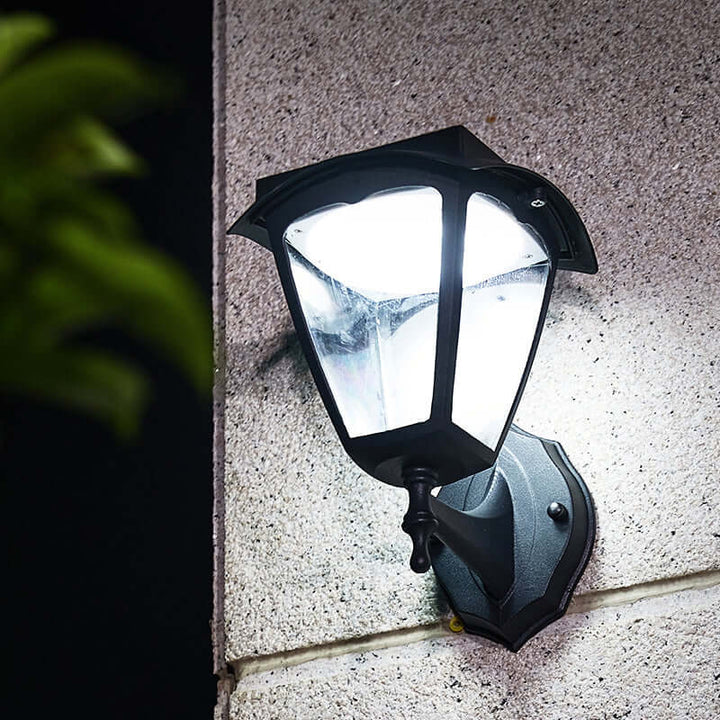 Solar LED-væglampe til udendørs brug