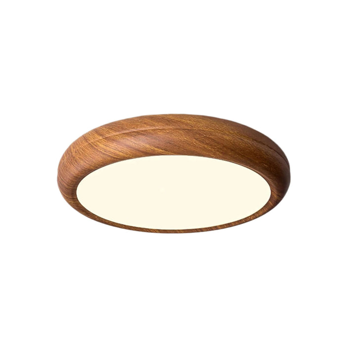 LED Loft Rund Loftlampe i Trælook
