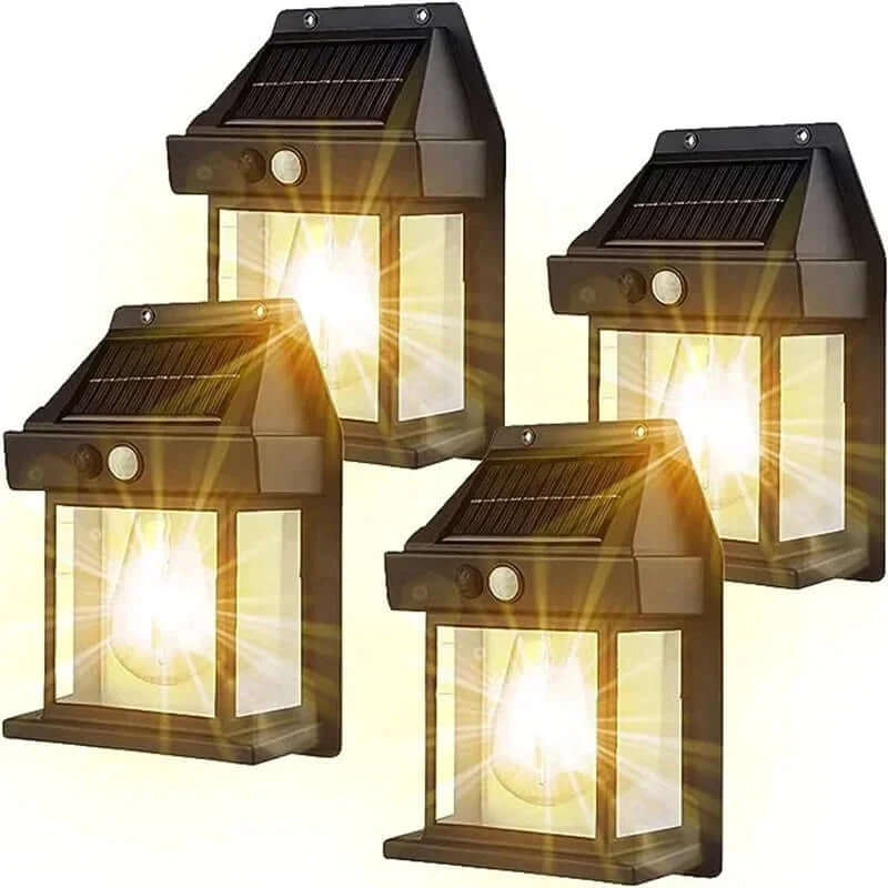 Udendørs Solar Væglampe - Vejrbestandig, 3 Tilstande