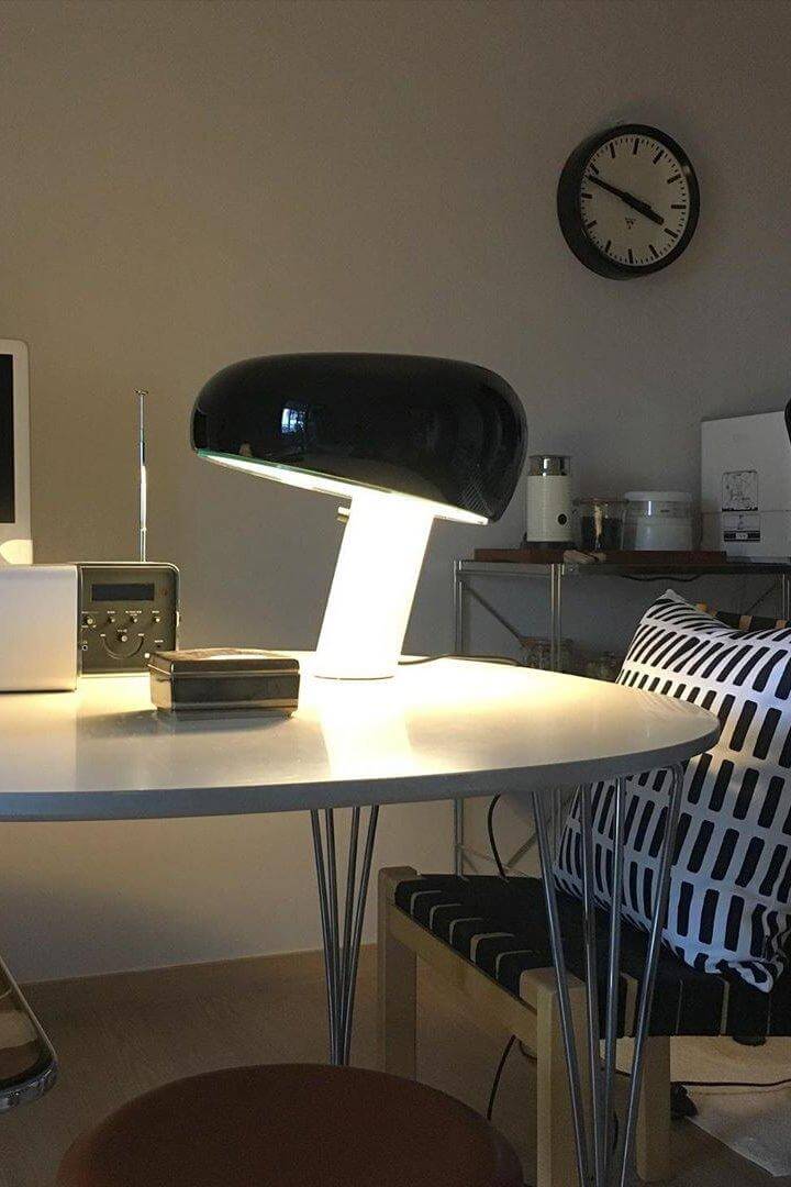 Designer Bordlampe i Marmor