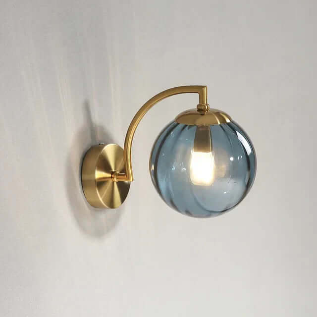 Moderne Glasvæglampe, Varm Hvid, 25cm