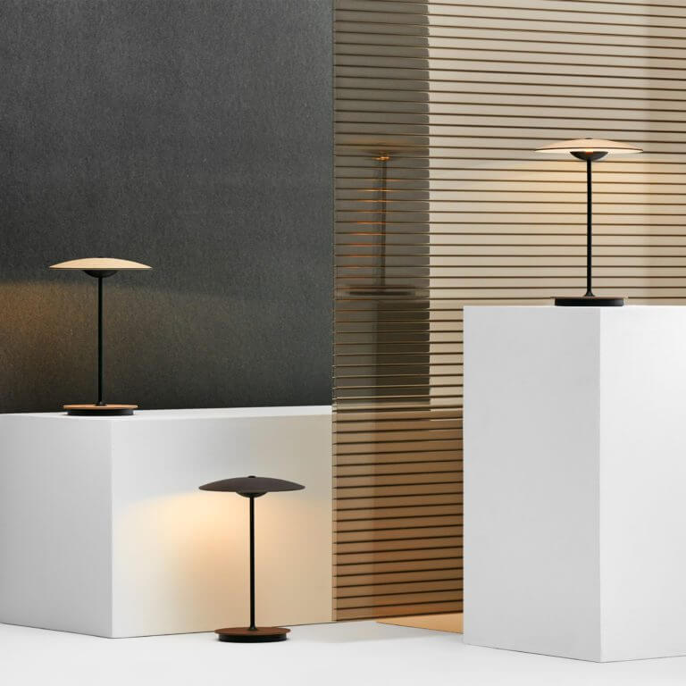 Moderne LED Designer Bordlampe 35cm