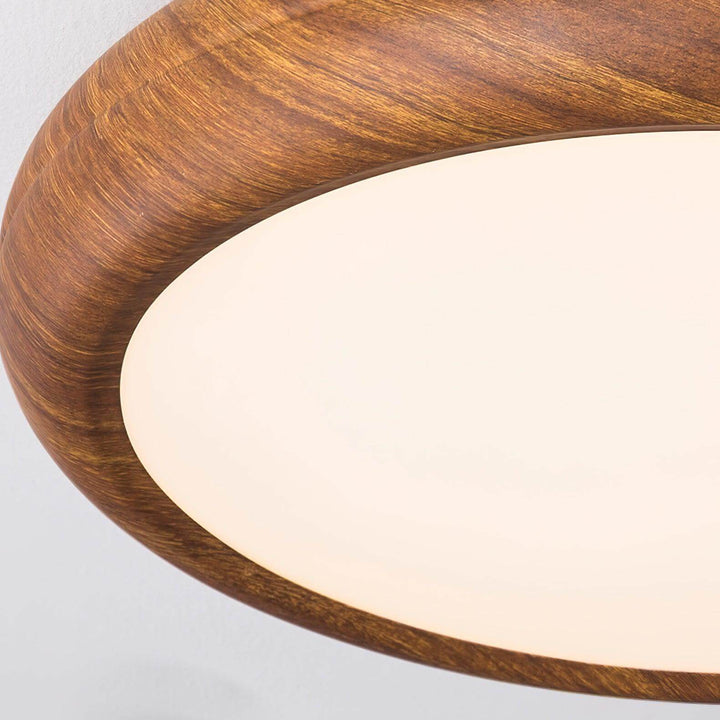 LED Loft Rund Loftlampe i Trælook