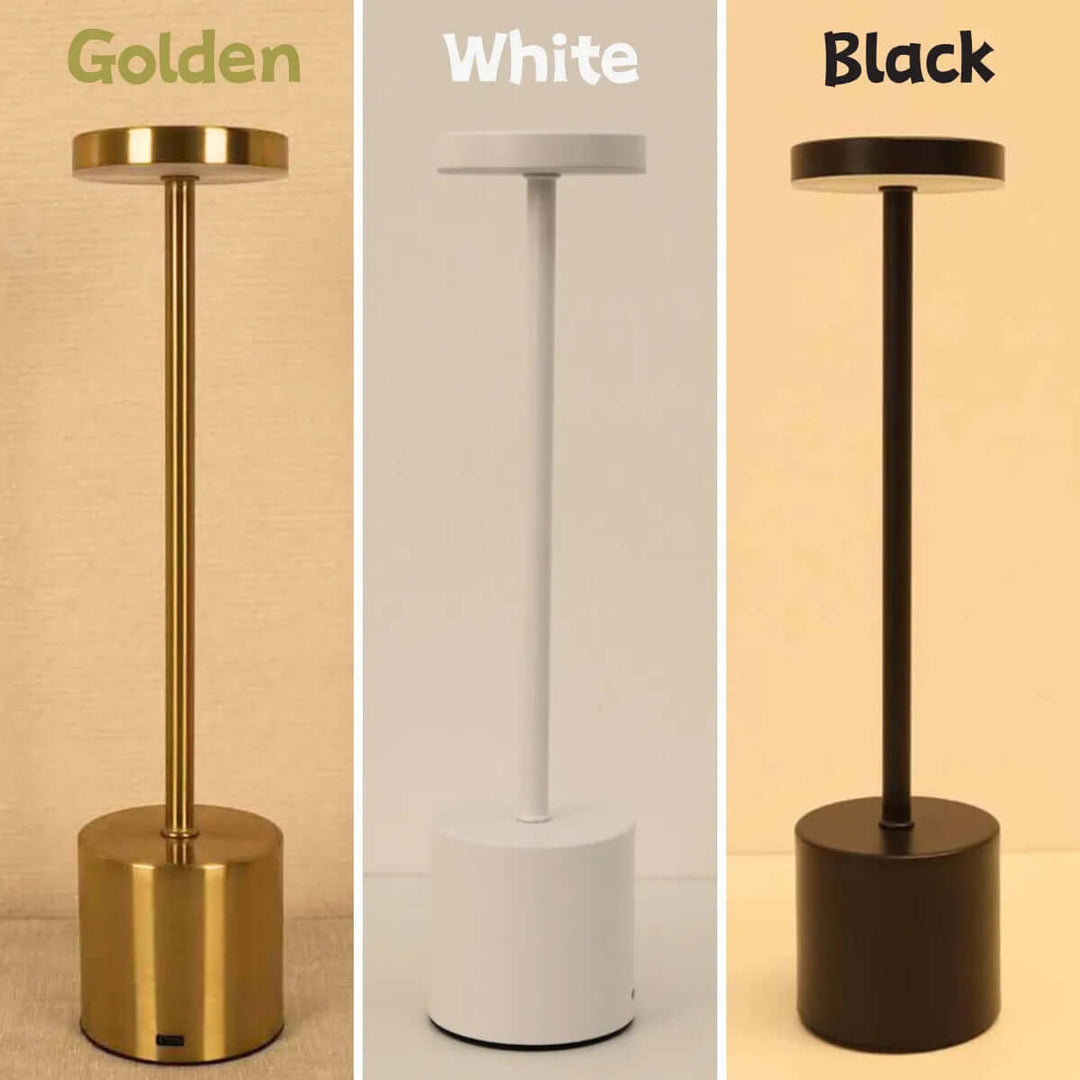 Dæmpbar LED-bordlampe - Trådløs & Moderne