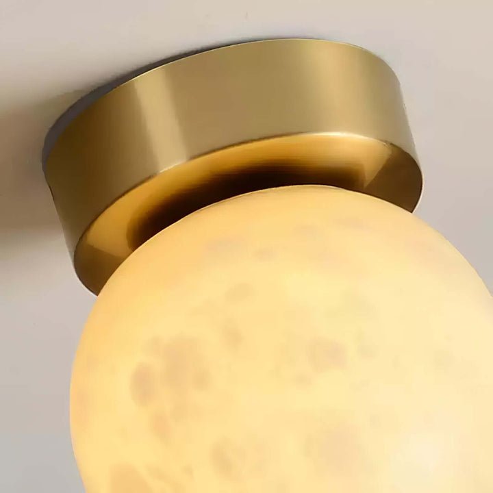 Måne Alabast Loftslys, Moderne LED, 15cm
