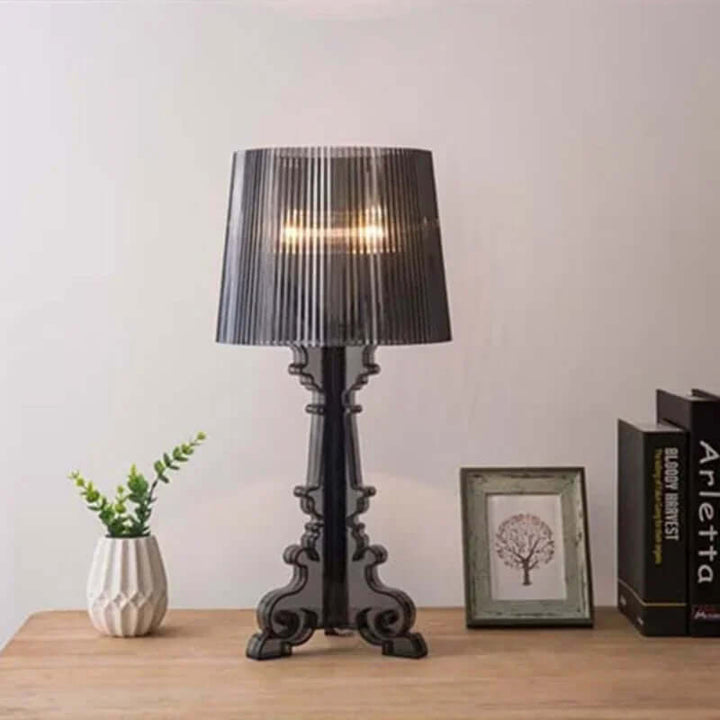 Justerbar Bordlampe i Akryl - Barok Design