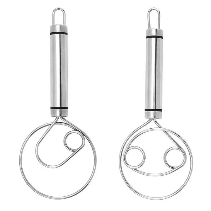 Rustfrit stål dansk dejpisker - Ergonomisk dejmixer