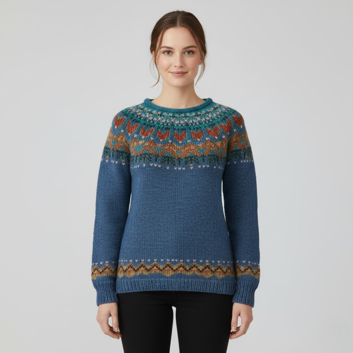 Alsidig, blød hverdagsstrik til kvinder. Perfekt som stilren pullover eller komfortabel striktrøje.