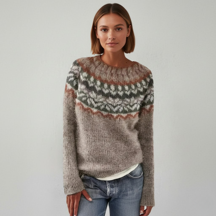 Kvinders bløde hverdagsstrik. En elegant og komfortabel dame sweater/pullover.