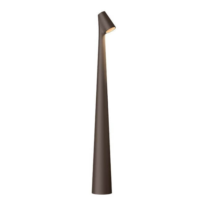Bærbar LED-bordlampe, dæmpbar, i aluminium