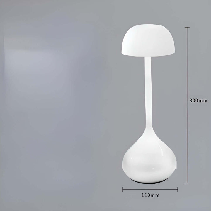 Dæmpbar trådløs LED-bordlampe i svampedesign