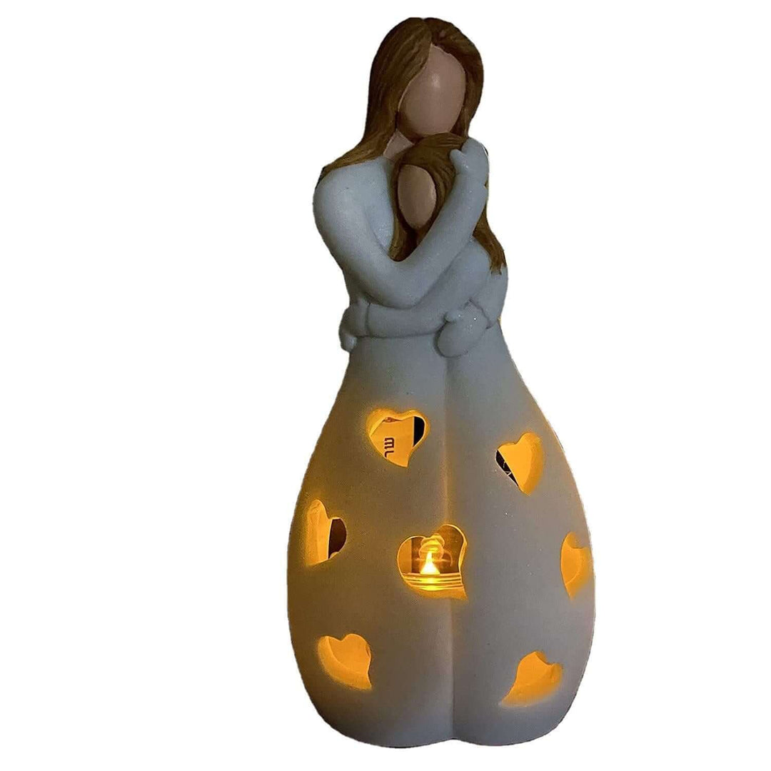 Dekorativ Kærlighedslys Lampe, 22cm, Beige