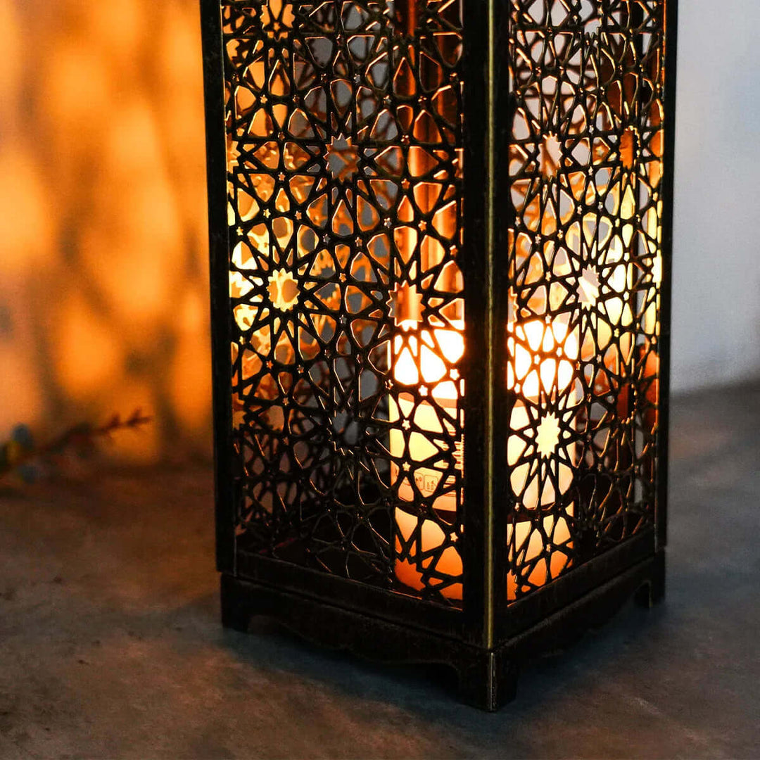 Vintage Metal Lantern Lysestage Dekoration