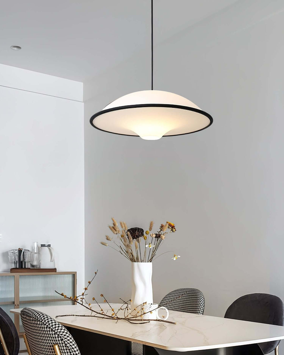 UFO Pendel Lampe - Akryl & Metal