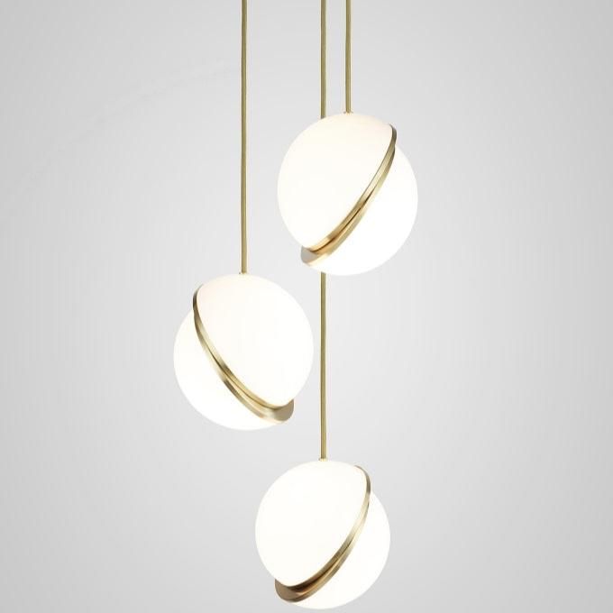 Måneformet Pendellampe i Moderne Design