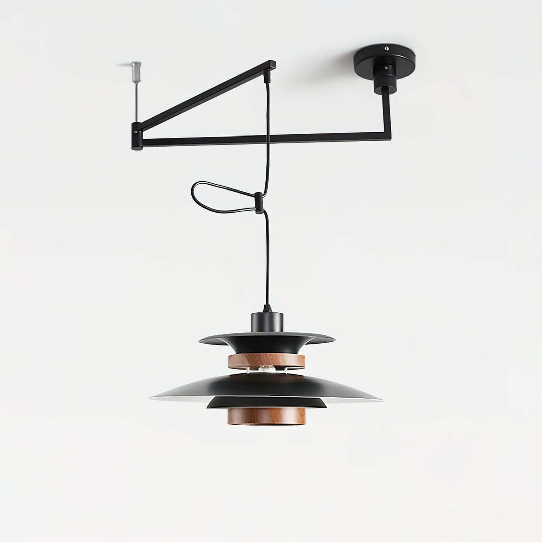 Pendellampe med 4 Skærme - Svingarm Design