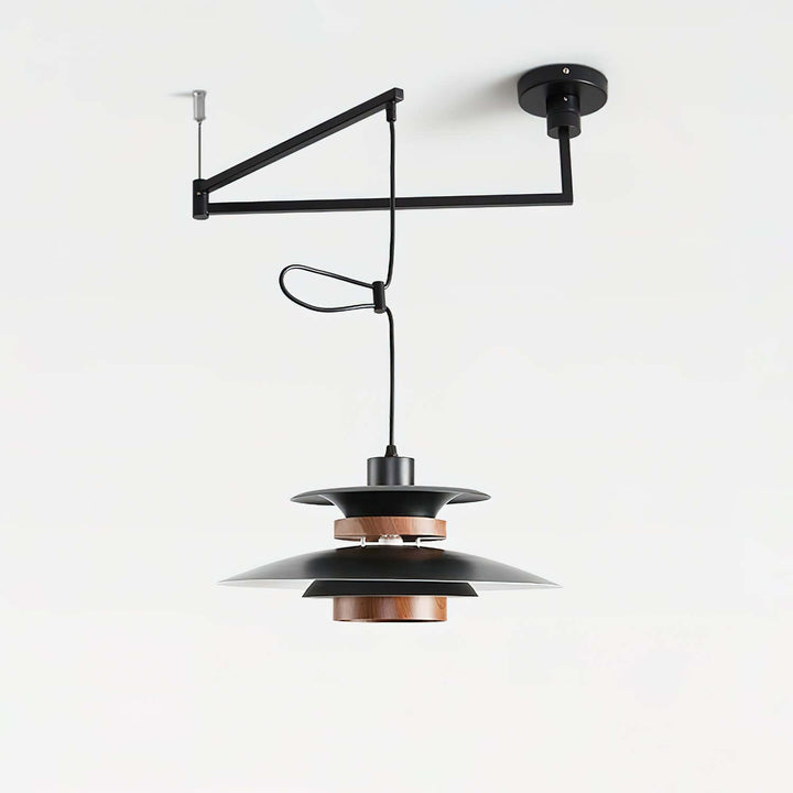 Pendellampe med 4 Skærme - Svingarm Design
