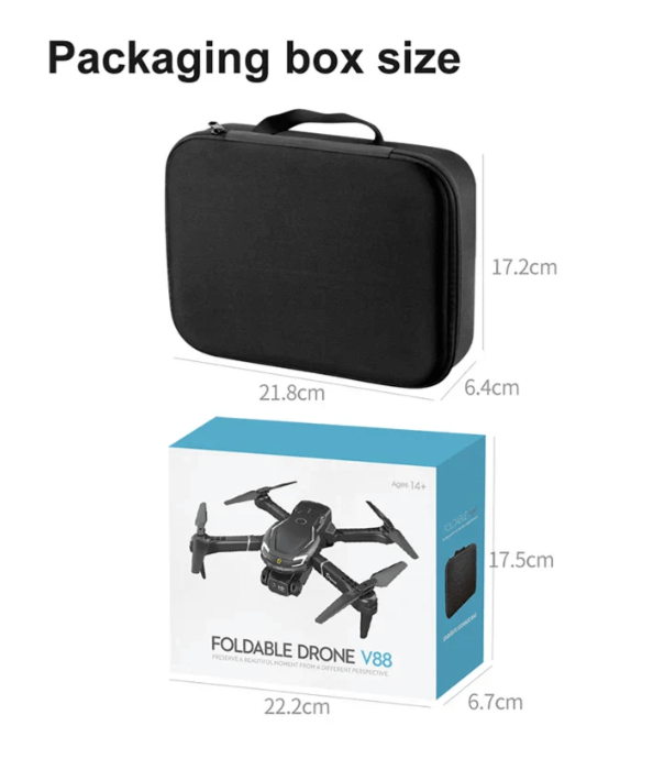 Kompakt Drone med 8K Kamera og GPS