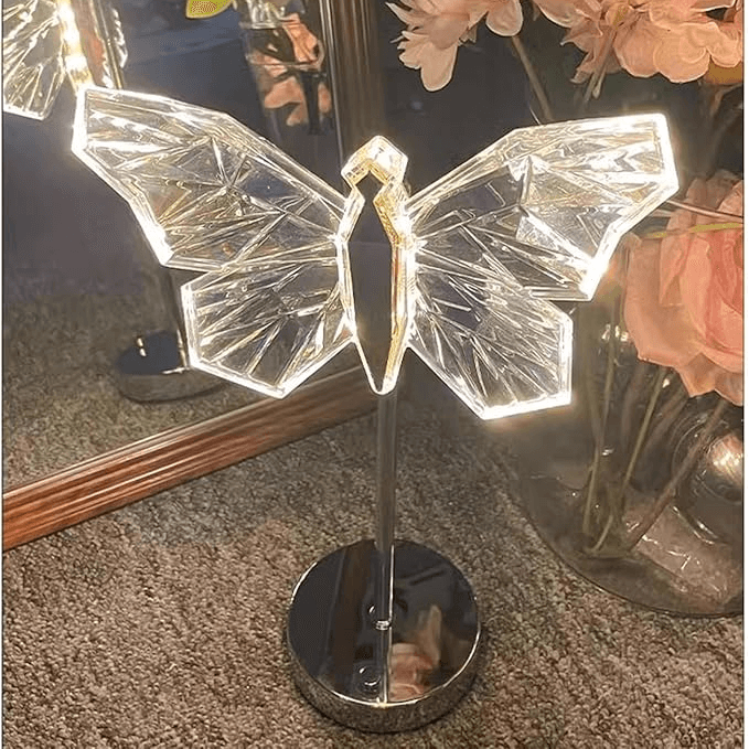 Dekorativ sommerfugl LED-bordlampe