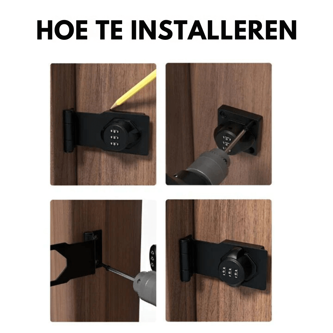 Sikker dørlås med talkode - Nøglefri adgang
