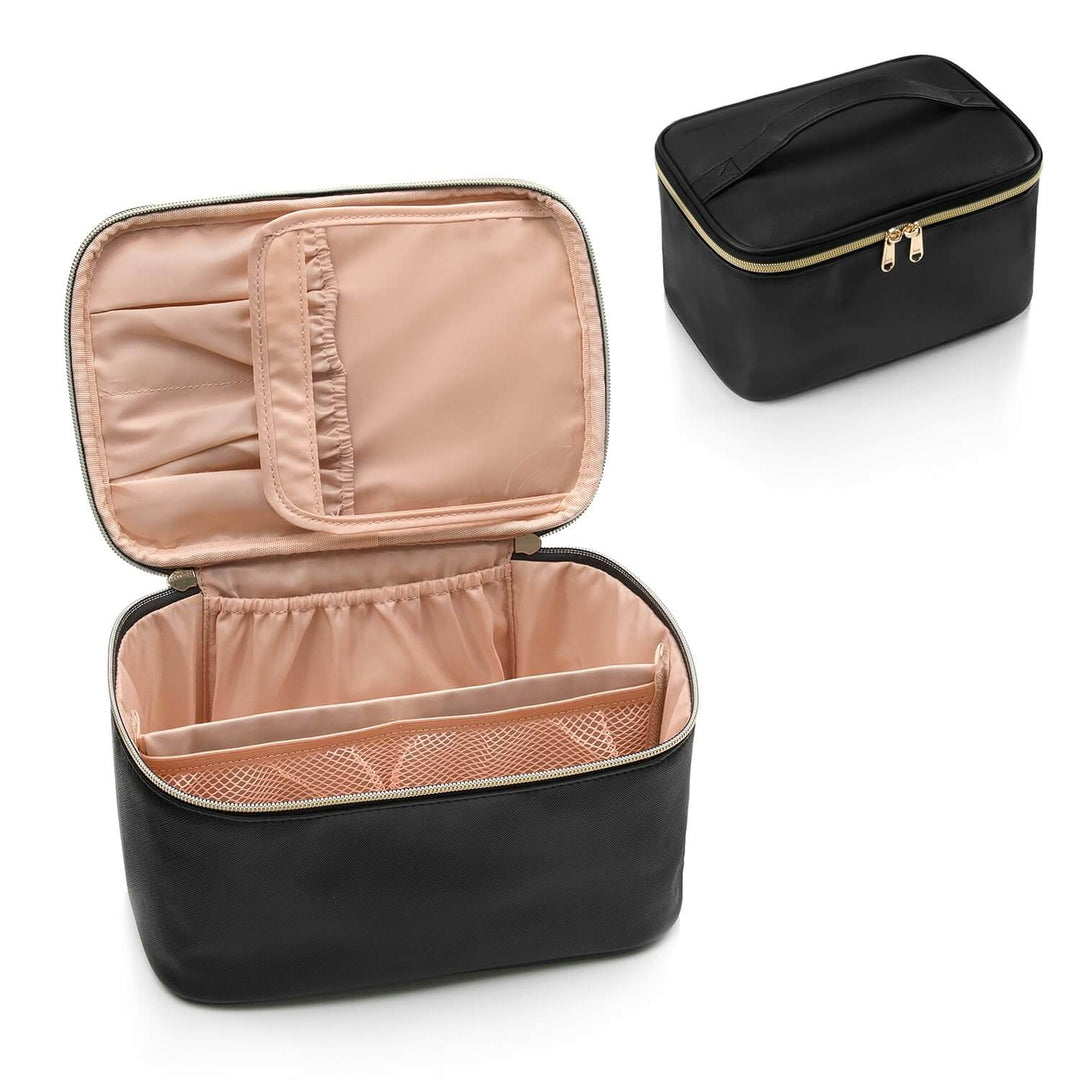 Rejse Make-up Organizer med justerbare rum