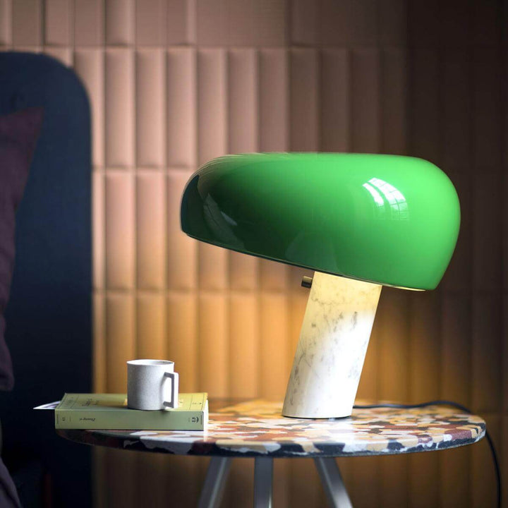 Designer Bordlampe i Marmor