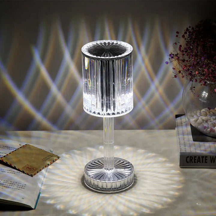 Dimbare Krystal Bordlampe, Moderne design