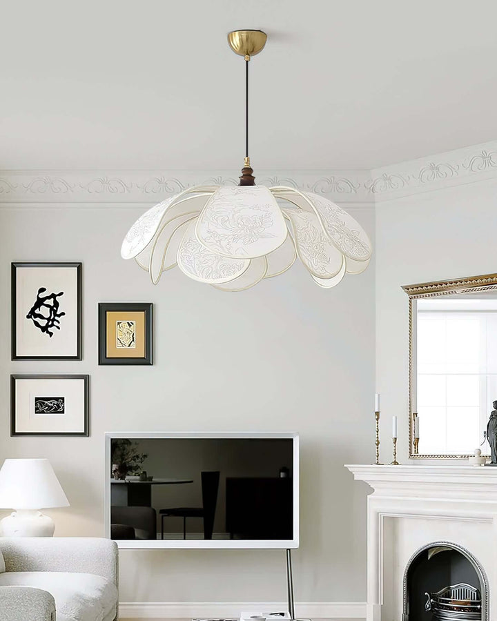 Moderne loft blomster pendellampe