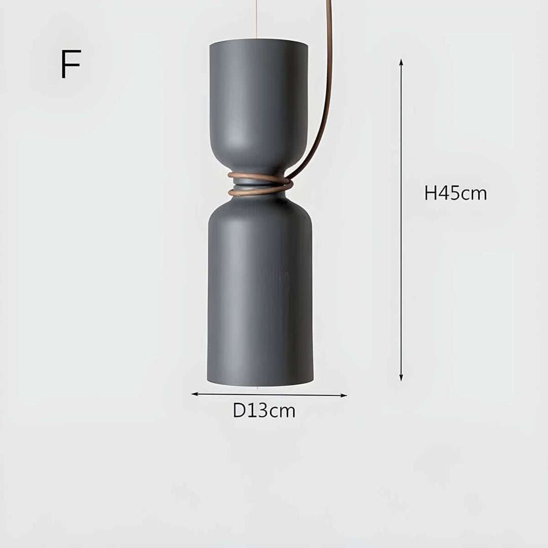 Geometrisk LED Pendellampe i Moderne Design
