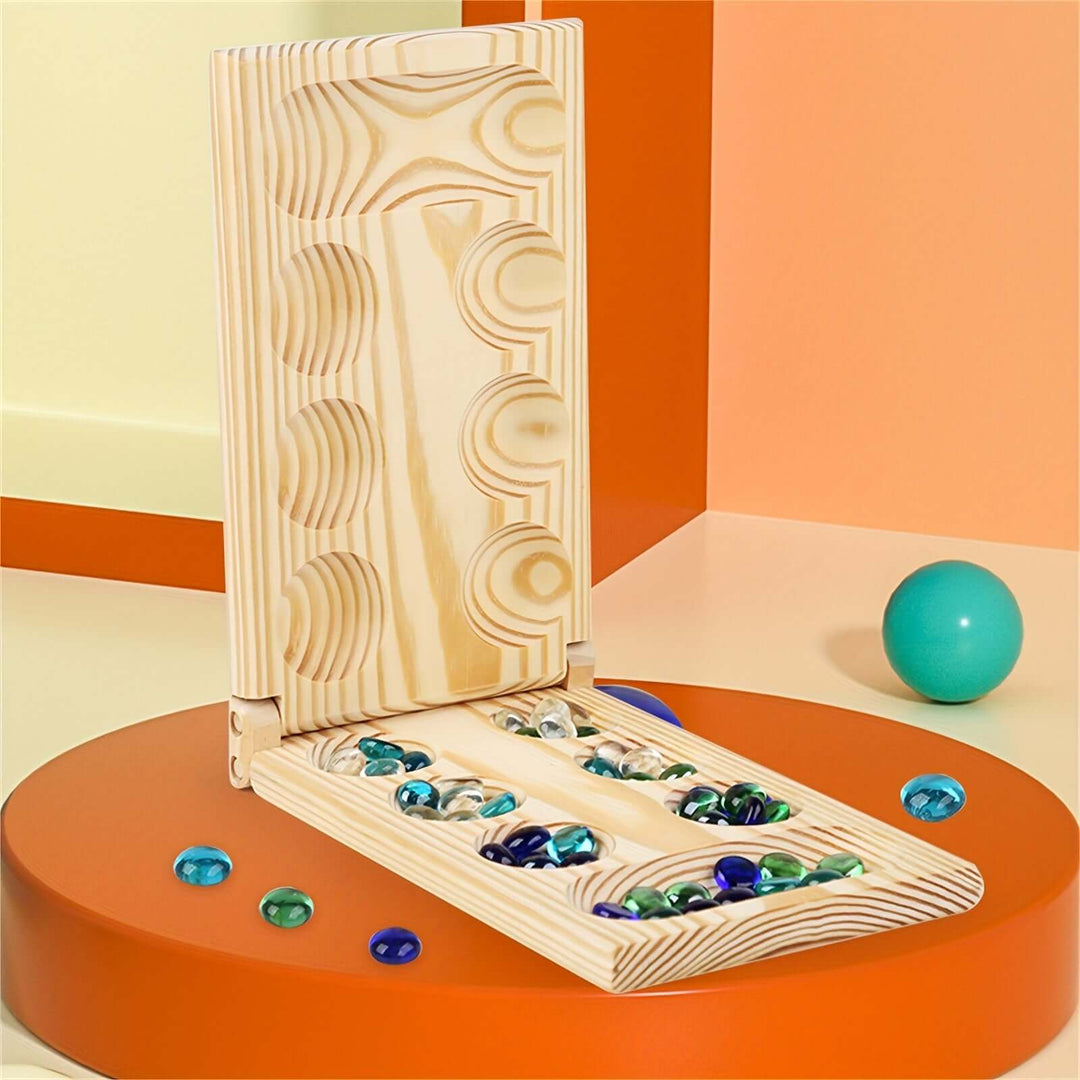 Sammenklappeligt Mancala Spil - Strategisk Brætspil