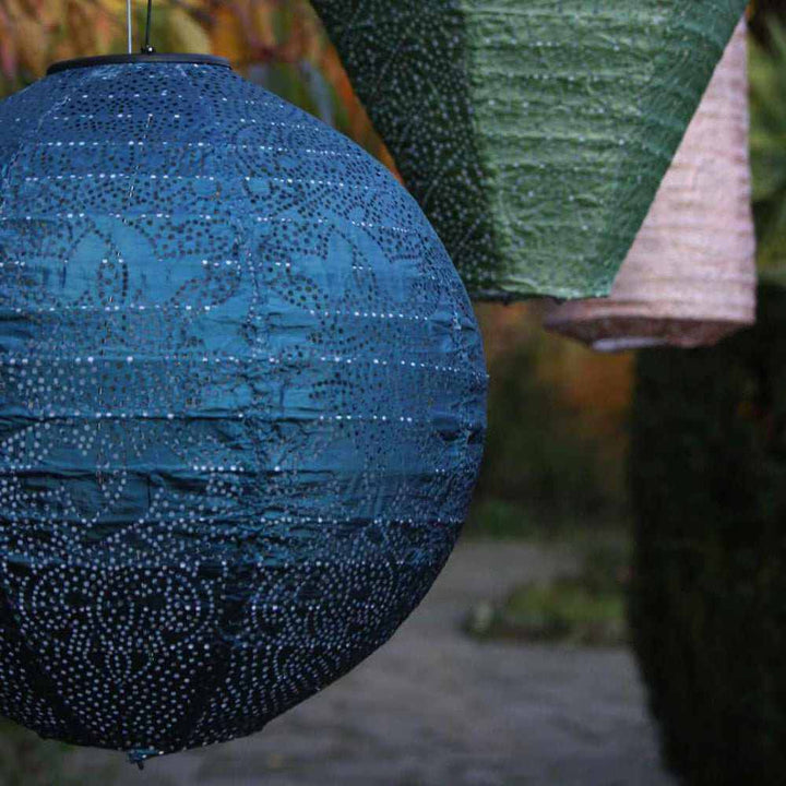 Solcellelanterne Globus 30 cm til Haven