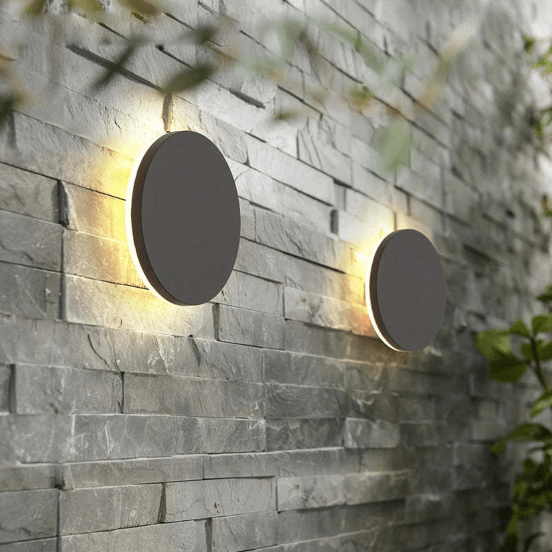 Minimalistisk LED udendørsvæglampe