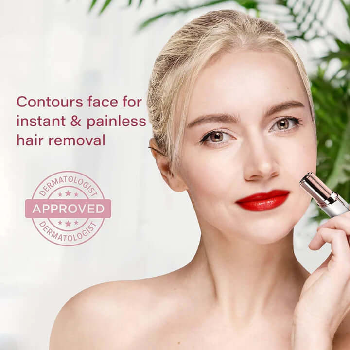 Ansigthårfjerner - Præcis epilator med LED-lys