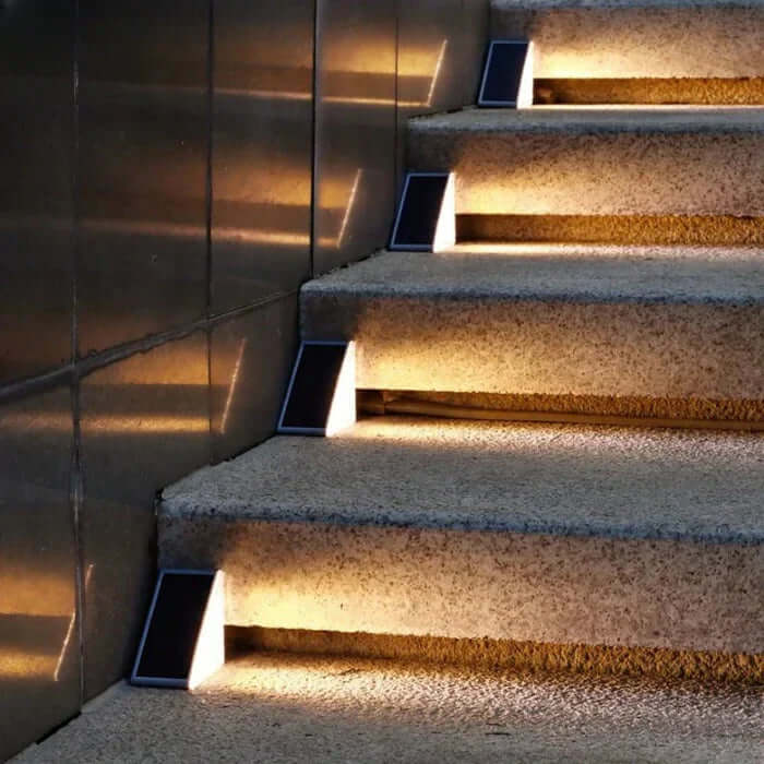 LED Solar Trappelys Udendørs Belysning