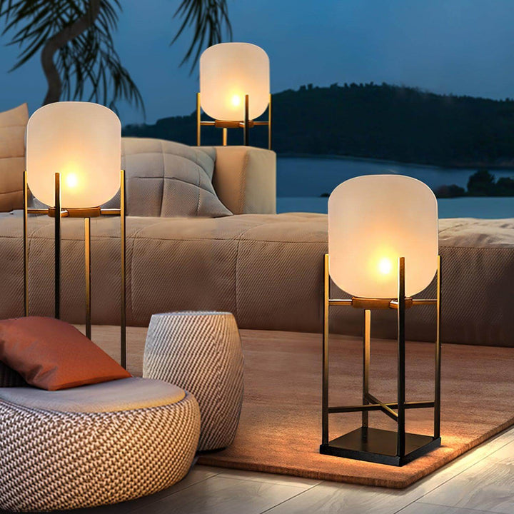 Solar Gulvlampe Udendørs Have Lanterne