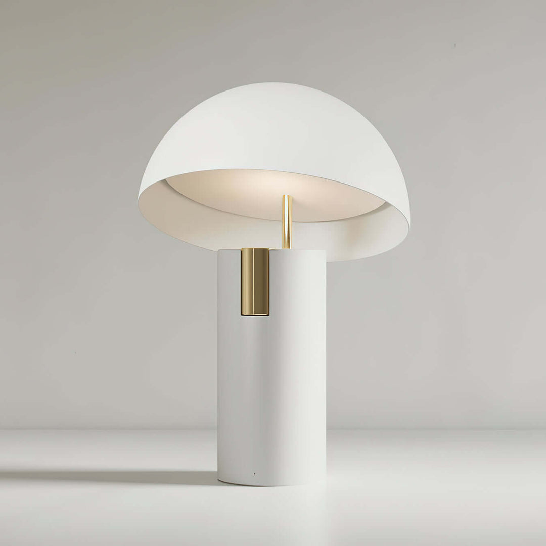 Moderne designer bordlampe med drejelige cylindre