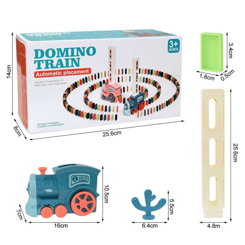 Automatisk Dominospil Sæt - Kreativ Sjov for Børn