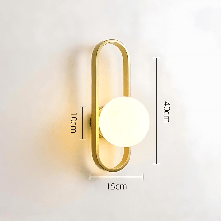 Moderne LED Glas Væglampe Camille til Hjemmet
