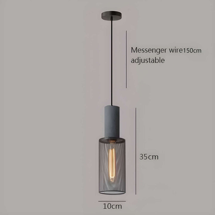 Industriel Loft Cement Pendellampe Hængelampe
