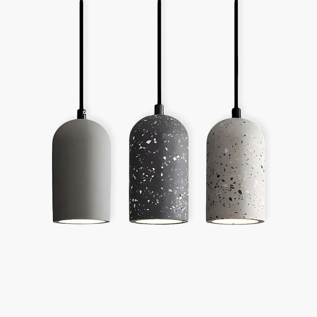 Minimalistisk beton pendellampe til stuen