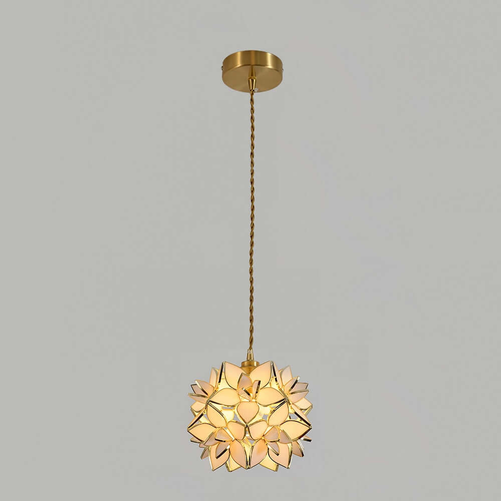 Håndlavet Kapiz Skal Loftslampe