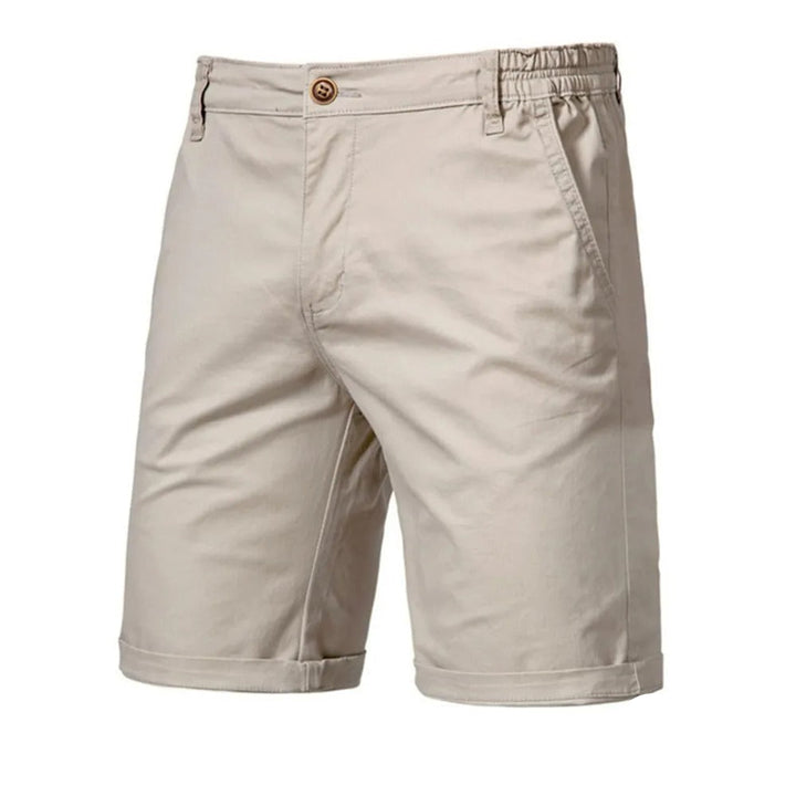 Stilfulde mænds sommer shorts i sort, let at matche med enhver hverdagstop.