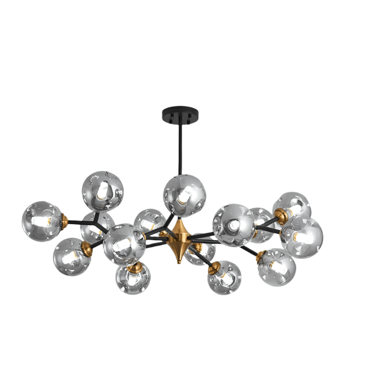 Moderne LED glaskronelysekrone