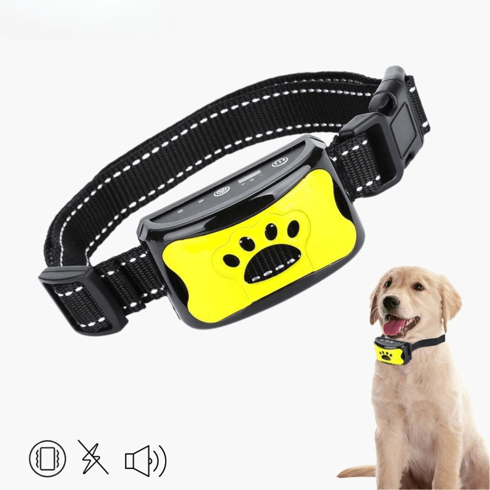 Hundehalsbånd med vibration mod gøen