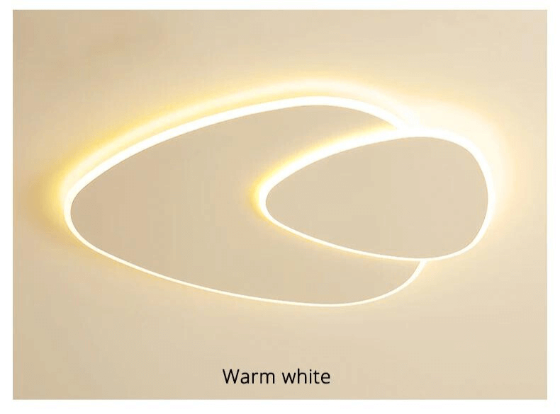 Elliptisk LED Loftlampe - Modern Stil