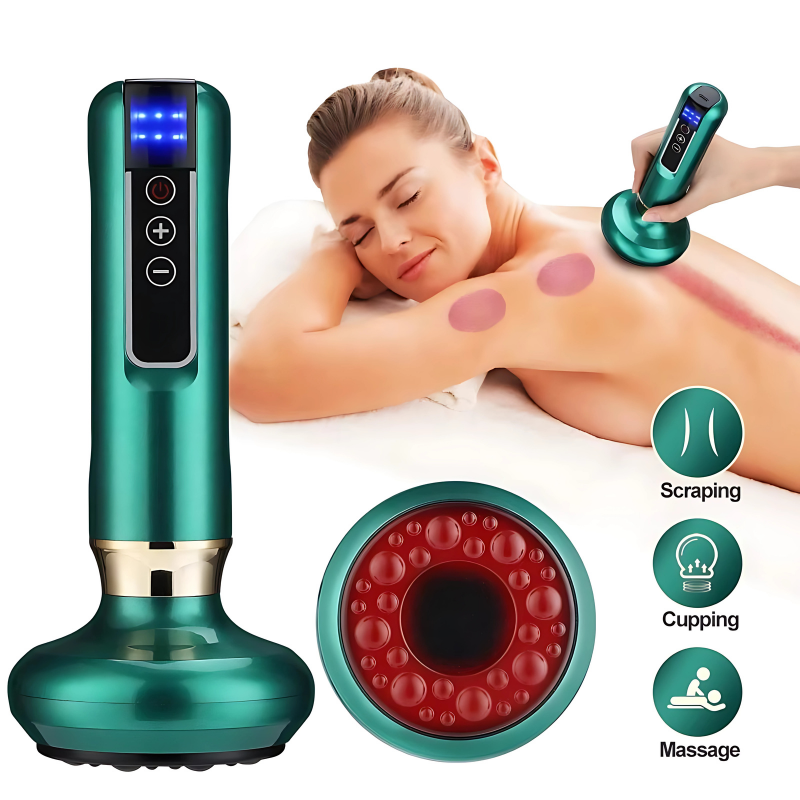 Opstrammende massageapparat mod cellulite. Fremmer blodcirkulation, glat hud og hudpleje.