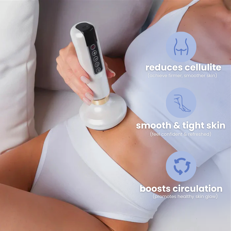 Opnå glat hud og opstramning med professionelt cellulite massageapparat derhjemme mod strækmærker.