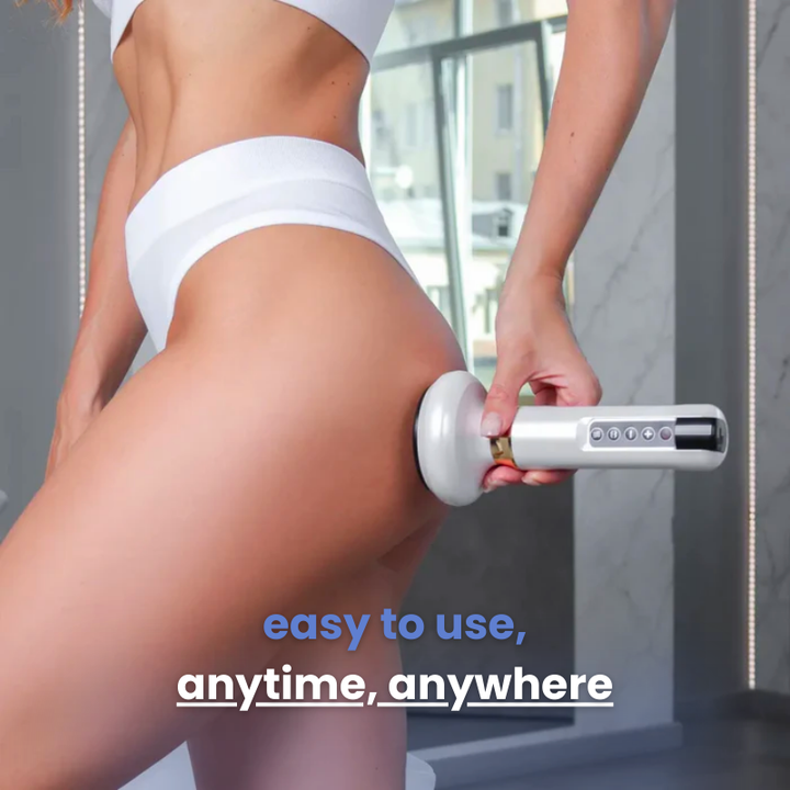 Skønhedsbehandling derhjemme: Cellulite massageapparat for fastere, glattere hud og bedre kropspleje.