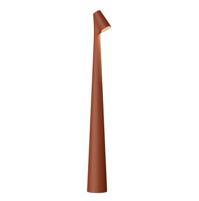 Bærbar LED-bordlampe, dæmpbar, i aluminium